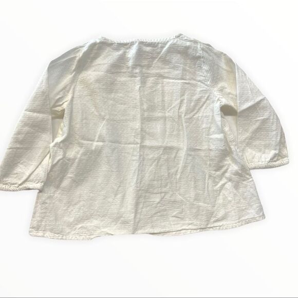 PRIMARK | Ecru | EMBROIDERED TEXTURED TOP - Picture 3 of 13